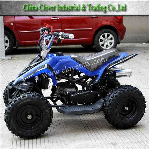 Chinese Cheap Super Petrol Mini 49CC Quad ATV with Double Exhaust Pipe