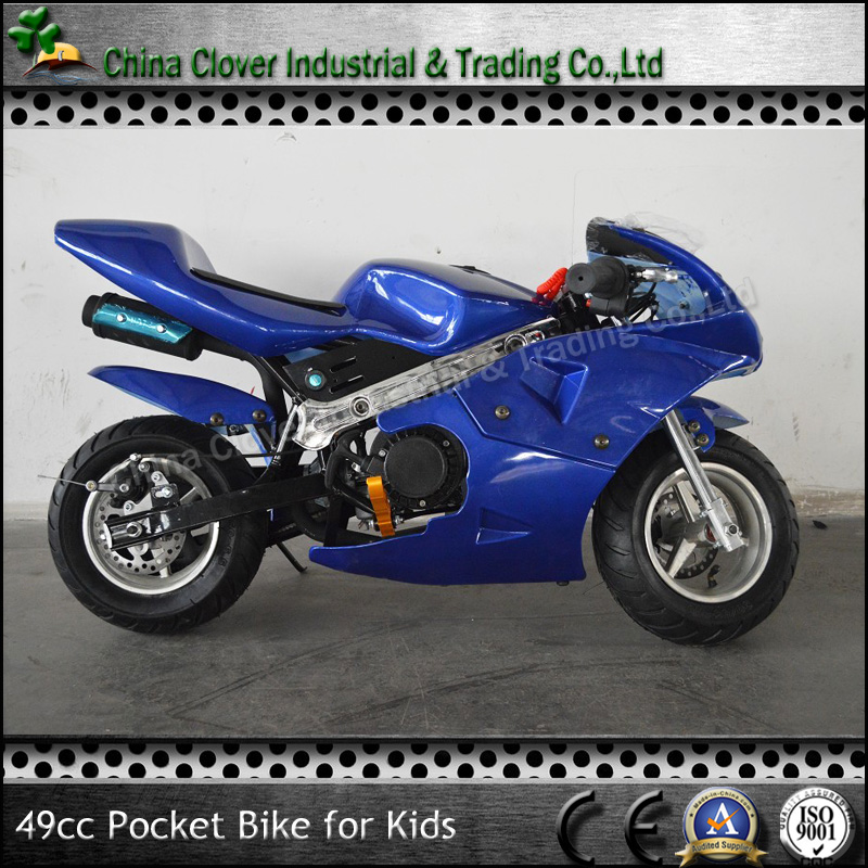 Fashion Mini Motorcycle 49CC Pocket Bike with Button Electric Start