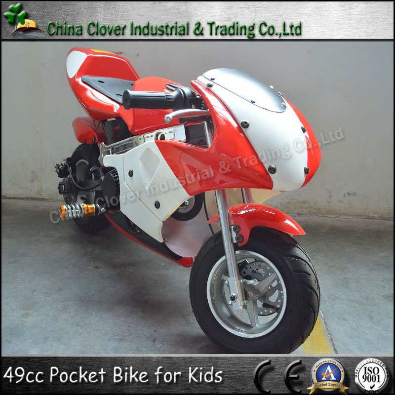 Professional Gasoline Mini Pocket Bike 49cc Motor Bike with Disc Brake